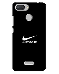Чехол для Xiaomi Redmi 6 с картинкой «Минимализм от Nike»