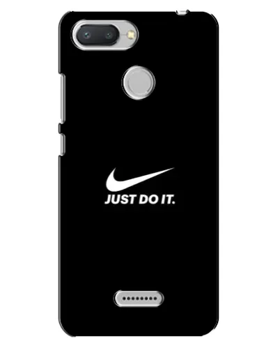 Чехол для Xiaomi Redmi 6 с картинкой «Минимализм от Nike»