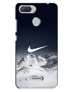 Чехол для Xiaomi Redmi 6 с картинкой «Nike — зимние горы»