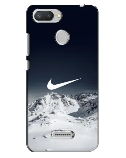 Чехол для Xiaomi Redmi 6 с картинкой «Nike — зимние горы»