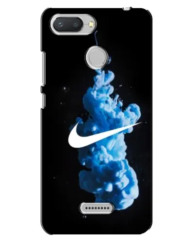 Чехол для Xiaomi Redmi 6 с картинкой «Nike и синий дым»