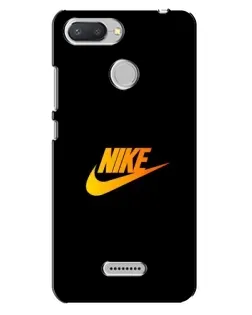 Чехол для Xiaomi Redmi 6 с картинкой «Золотой логотип Nike»