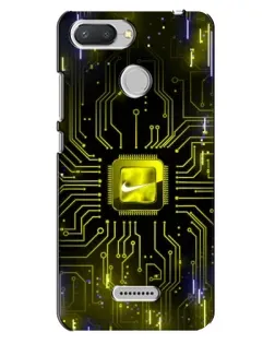 Чехол для Xiaomi Redmi 6 с картинкой «Nike — золотая искра»