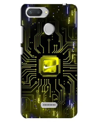 Чехол для Xiaomi Redmi 6 с картинкой «Nike — золотая искра»