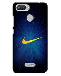 Чохол для Xiaomi Redmi 6 з картинкою «Синій пульс Nike»