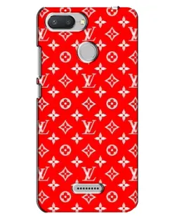 Чехол для Xiaomi Redmi 6 с картинкой «Яркий паттерн LV»