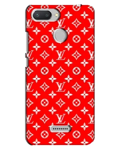 Чехол для Xiaomi Redmi 6 с картинкой «Яркий паттерн LV»