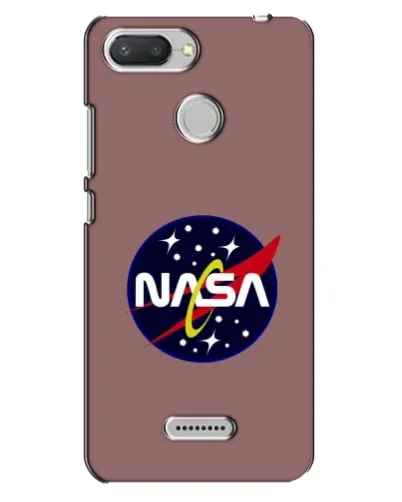 Чехол для Xiaomi Redmi 6 с картинкой «NASA — ретро космос»