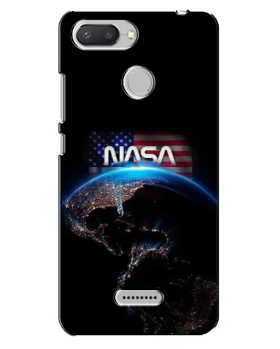 Чехол для Xiaomi Redmi 6 с картинкой «Земля из космоса NASA»