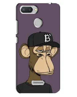 Чехол для Xiaomi Redmi 6 с картинкой «Bored Ape в кепке»
