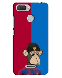Чехол для Xiaomi Redmi 6 с картинкой «Bored Ape — фанат Барсы»