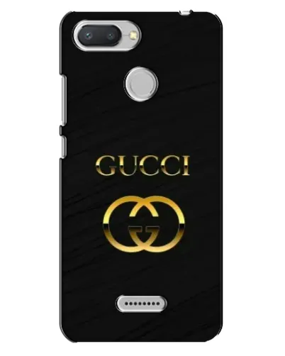 Чехол для Xiaomi Redmi 6 с картинкой «Золотой логотип Gucci» Чехол для Xiaomi Redmi 6 с картинкой «Золотой логотип Gucci»