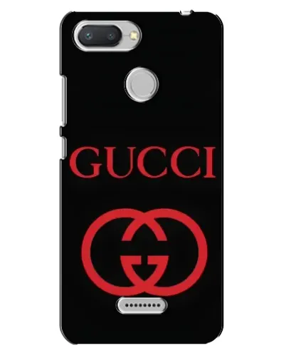Чехол для Xiaomi Redmi 6 с картинкой «Gucci — красный логотип» Чехол для Xiaomi Redmi 6 с картинкой «Gucci — красный логотип»