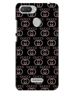 Чехол для Xiaomi Redmi 6 с картинкой «Классическая монограмма Gucci»