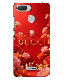 Чехол для Xiaomi Redmi 6 с картинкой «Gucci — золотой сад»