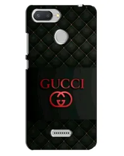 Чехол для Xiaomi Redmi 6 с картинкой «Gucci — стеганый черный»