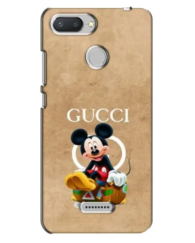 Чехол для Xiaomi Redmi 6 с картинкой «Микки Маус Gucci — крафт» Чехол для Xiaomi Redmi 6 с картинкой «Микки Маус Gucci — крафт»
