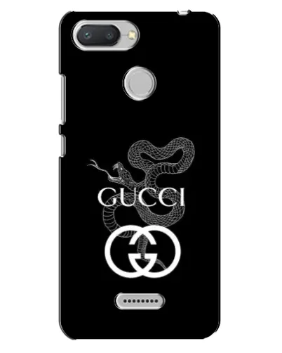 Чехол для Xiaomi Redmi 6 с картинкой «Gucci — серебряная змея» Чехол для Xiaomi Redmi 6 с картинкой «Gucci — серебряная змея»