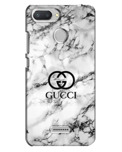 Чехол для Xiaomi Redmi 6 с картинкой «Gucci — мраморный шик» Чехол для Xiaomi Redmi 6 с картинкой «Gucci — мраморный шик»