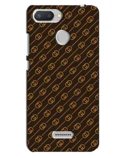 Чехол для Xiaomi Redmi 6 с картинкой «Gucci — золотые диагонали»