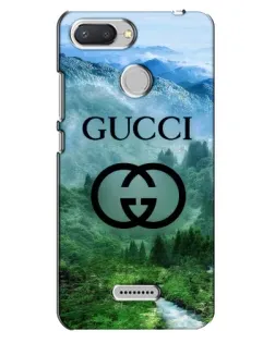 Чехол для Xiaomi Redmi 6 с картинкой «Gucci — горный пейзаж»