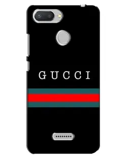 Чехол для Xiaomi Redmi 6 с картинкой «Gucci — красный пояс»