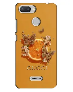 Чехол для Xiaomi Redmi 6 с картинкой «Gucci — золотые бабочки» Чехол для Xiaomi Redmi 6 с картинкой «Gucci — золотые бабочки»