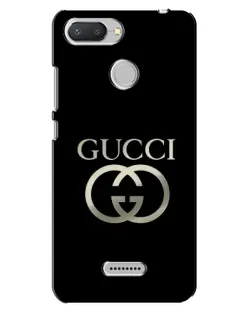 Чехол для Xiaomi Redmi 6 с картинкой «Gucci — золото на черном» Чехол для Xiaomi Redmi 6 с картинкой «Gucci — золото на черном»