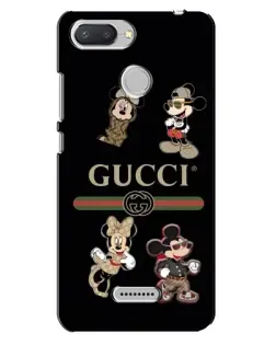 Чехол для Xiaomi Redmi 6 с картинкой «Gucci — герои Disney и монограмма» Чехол для Xiaomi Redmi 6 с картинкой «Gucci — герои Disney и монограмма»