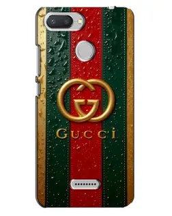 Чехол для Xiaomi Redmi 6 с картинкой «Gucci — фирменная полоса и золото» Чехол для Xiaomi Redmi 6 с картинкой «Gucci — фирменная полоса и золото»