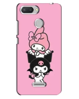 Чехол для Xiaomi Redmi 6 с картинкой «My Melody и Kuromi»