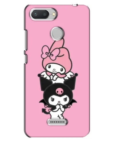 Чехол для Xiaomi Redmi 6 с картинкой «My Melody и Kuromi»