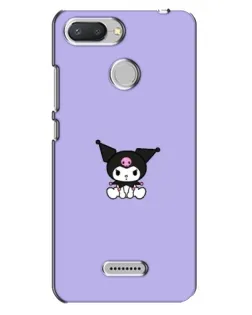 Чехол для Xiaomi Redmi 6 с картинкой «Kuromi — фиолетовый минимализм»