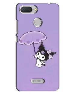 Чехол для Xiaomi Redmi 6 с картинкой «Kuromi с зонтиком»