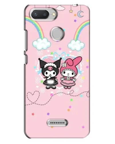 Чехол для Xiaomi Redmi 6 с картинкой «My Melody и Kuromi»