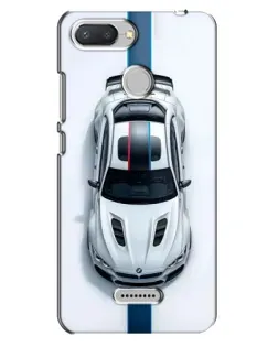 Чехол для Xiaomi Redmi 6 с картинкой «Вид сверху — BMW M»