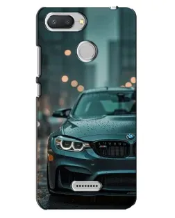 Чехол для Xiaomi Redmi 6 с картинкой «BMW в огнях города»