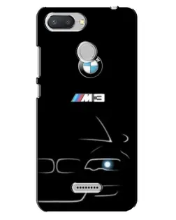Чехол для Xiaomi Redmi 6 с картинкой «Минималистичный принт BMW M3»