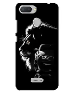 Чехол для Xiaomi Redmi 6 с картинкой «BMW и лев»