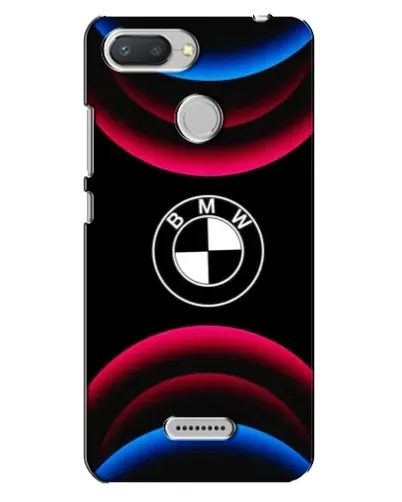 Чехол для Xiaomi Redmi 6 с картинкой «Логотип BMW и неоновые дуги» Чехол для Xiaomi Redmi 6 с картинкой «Логотип BMW и неоновые дуги»