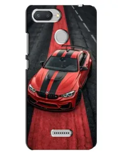 Чехол для Xiaomi Redmi 6 с картинкой «BMW на красной дорожке»
