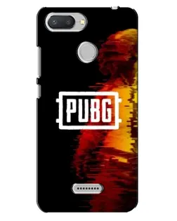 Чехол для Xiaomi Redmi 6 с картинкой «Яркий логотип PUBG»