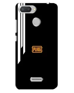 Чехол для Xiaomi Redmi 6 с картинкой «PUBG — вертикальные линии»