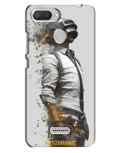 Чехол для Xiaomi Redmi 6 с картинкой «PUBG — боец в пыли»