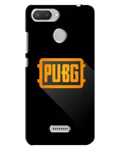 Чехол для Xiaomi Redmi 6 с картинкой «PUBG — рамка лого»
