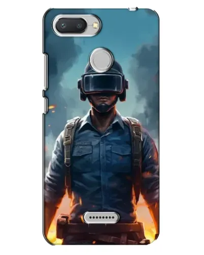 Чехол для Xiaomi Redmi 6 с картинкой «PUBG — реалистичный герой»