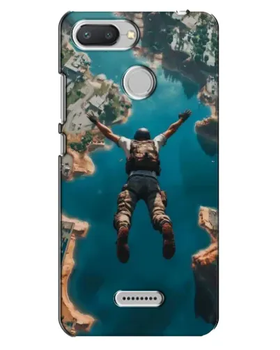Чехол для Xiaomi Redmi 6 с картинкой «PUBG — свободное падение»