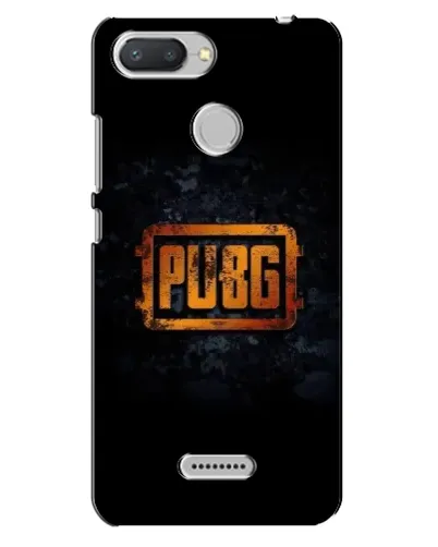 Чехол для Xiaomi Redmi 6 с картинкой «PUBG — золотой логотип»