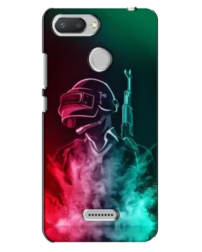 Чехол для Xiaomi Redmi 6 с картинкой «PUBG — огненный воин»