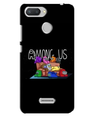 Чохол для Xiaomi Redmi 6 з картинкою «Логотип Among Us» Чохол для Xiaomi Redmi 6 з картинкою «Логотип Among Us»